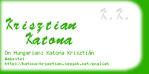 krisztian katona business card