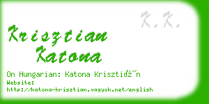 krisztian katona business card